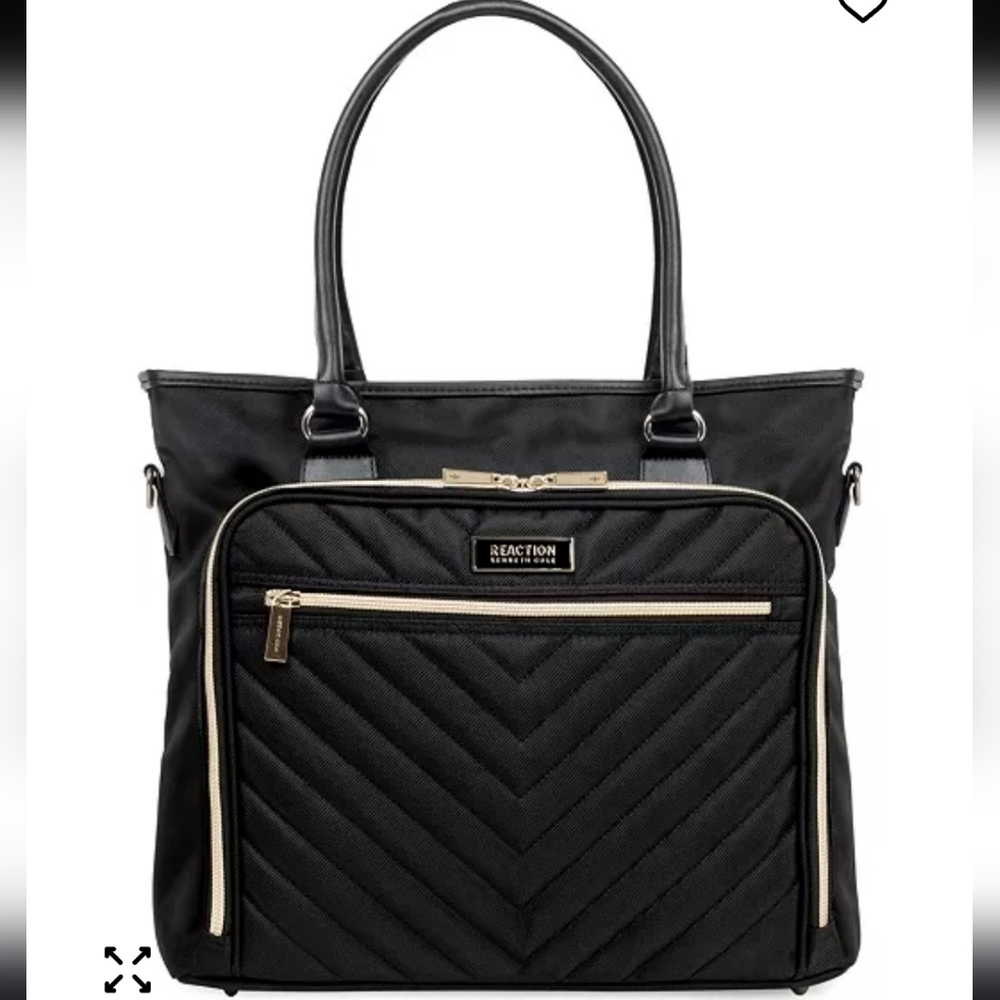 Kenneth Cole Chelsea Softside Chevron Expandable 2pc 20" Carry-On Luggage Set - Picture 3 of 14